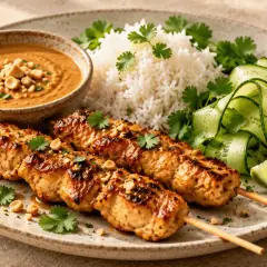 Poulet satay express