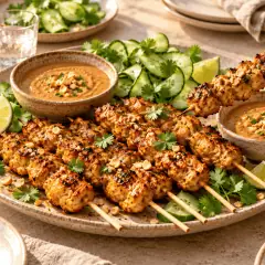 Poulet satay express