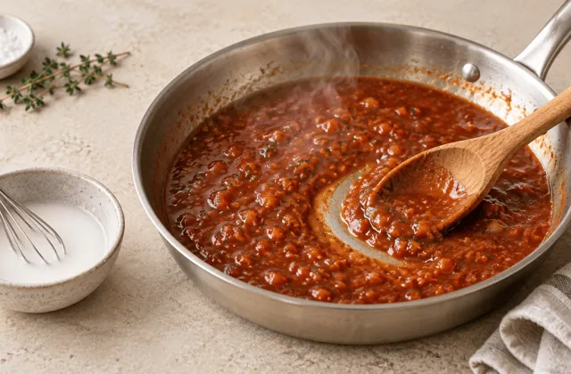 Pourquoi ma sauce est trop liquide et comment l’épaissir ?