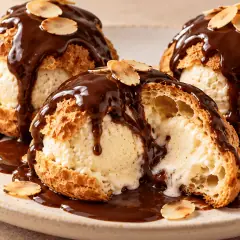 Profiteroles au chocolat