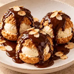 Profiteroles au chocolat
