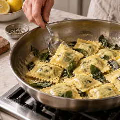 Ravioli au beurre de sauge