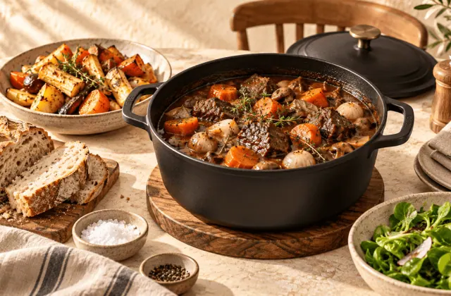 Repas d’hiver : plats mijotés, menus et quantités