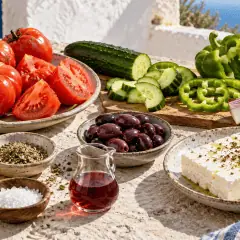 Salade grecque traditionnelle