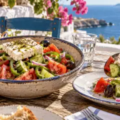 Salade grecque traditionnelle