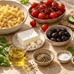 Salade de pâtes méditerranéenne