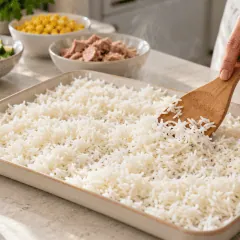 Salade de riz au thon