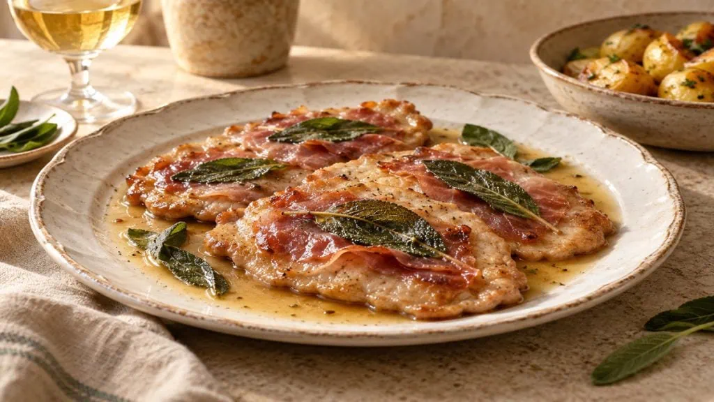 Saltimbocca alla romana, vue principale