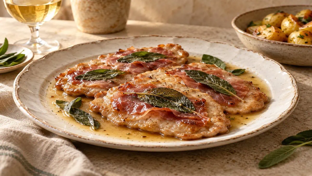 Saltimbocca alla romana, vue principale