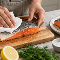 Saumon à la poêle