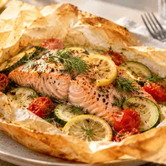 Saumon en papillote express