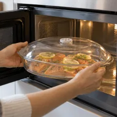 Saumon au micro-ondes, citron et aneth