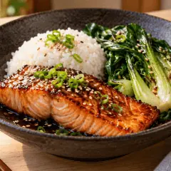 Saumon teriyaki