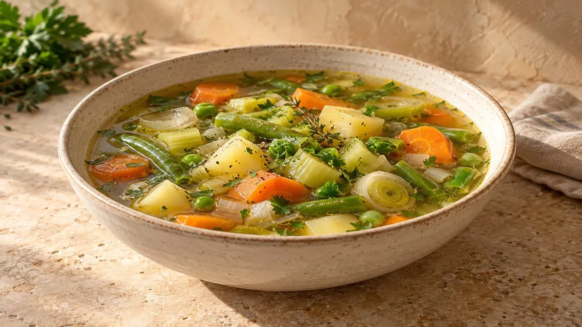 Soupe de légumes – vue principale