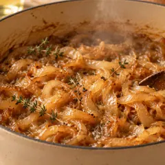 Soupe à l’oignon gratinée