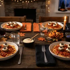 Spaghetti yeux de monstre