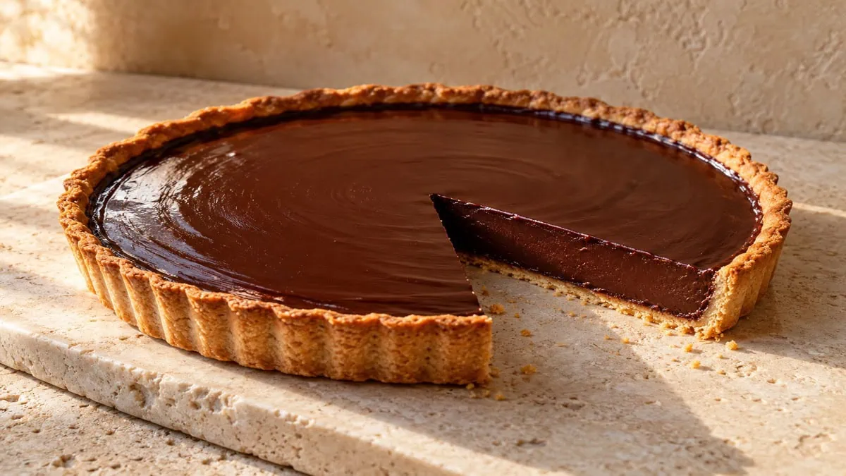 Tarte au chocolat – vue principale