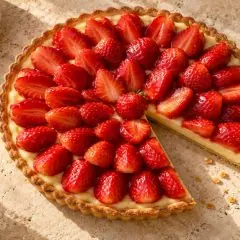 Tarte aux fraises