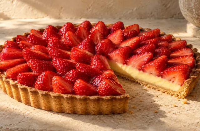 Tarte aux fraises – vue principale
