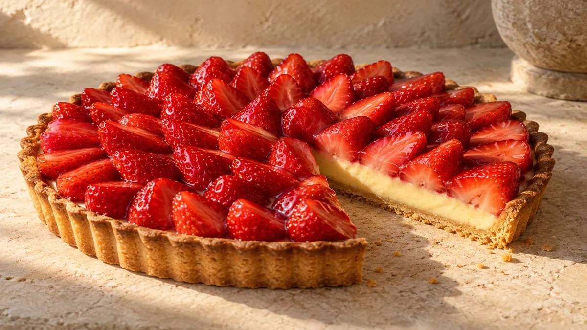 Tarte aux fraises – vue principale