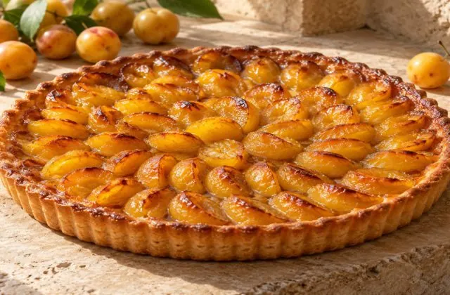 Tarte aux mirabelles, vue principale