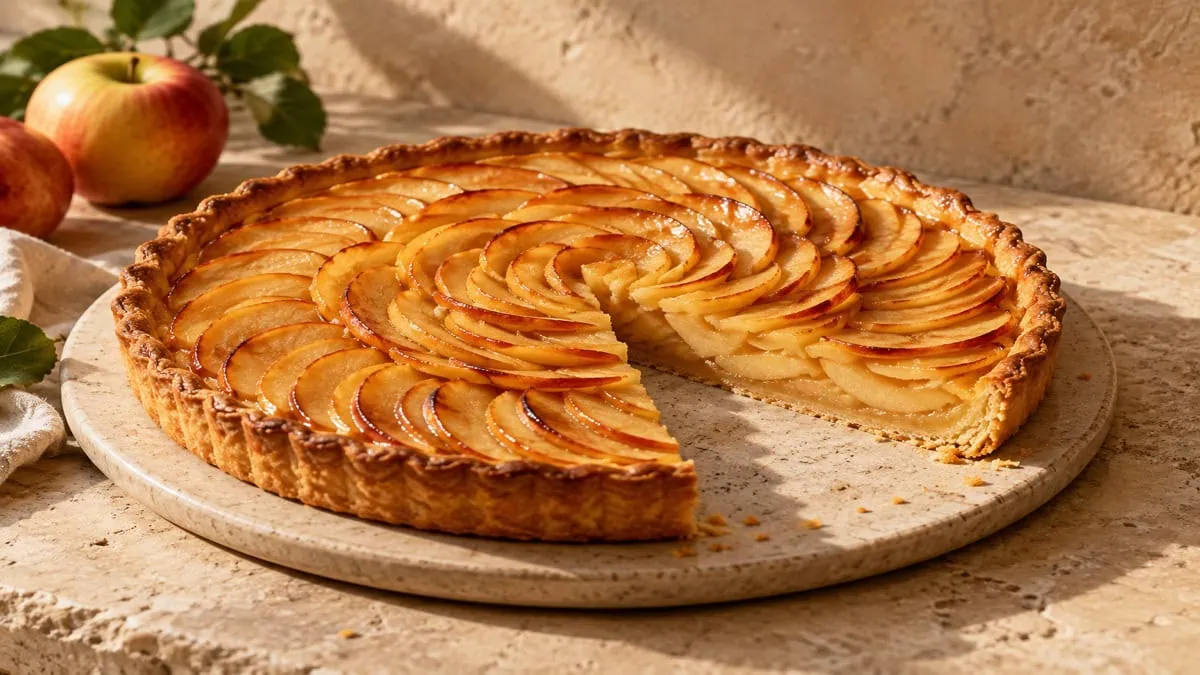 Tarte aux pommes – vue principale