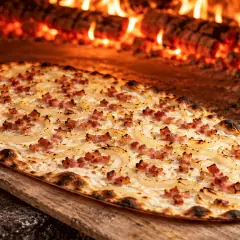 Tarte flambée alsacienne