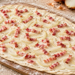 Tarte flambée alsacienne