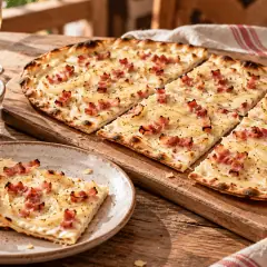 Tarte flambée alsacienne