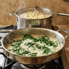 Tortellini crème-épinards