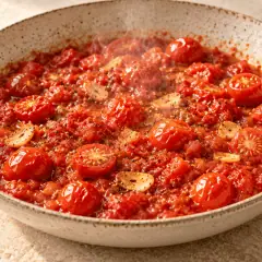 Tortellini tomate-épinards