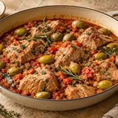 Veau aux olives