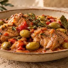 Veau aux olives
