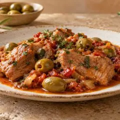 Veau aux olives