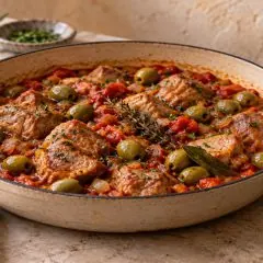 Veau aux olives