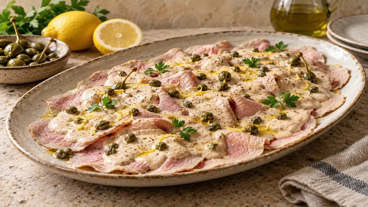 Vitello tonnato, vue principale
