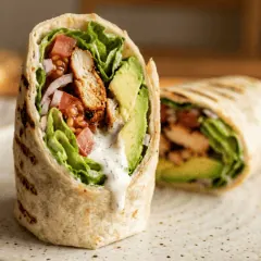 Wrap au poulet et à l’avocat